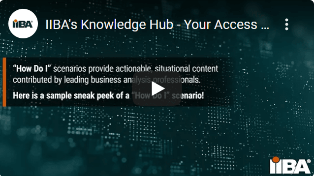 IIBA Knowledge Hub