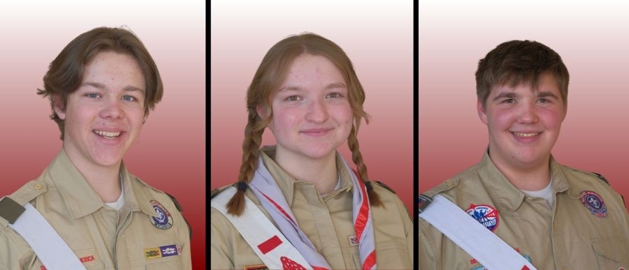 Section Leadership Team: Anson Fleck, Hannah McCullough, Reece Lewallen