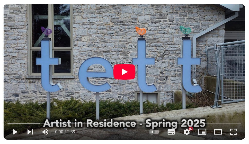 Video thumbnail of my YouTube video about the Tett Centre and my projects