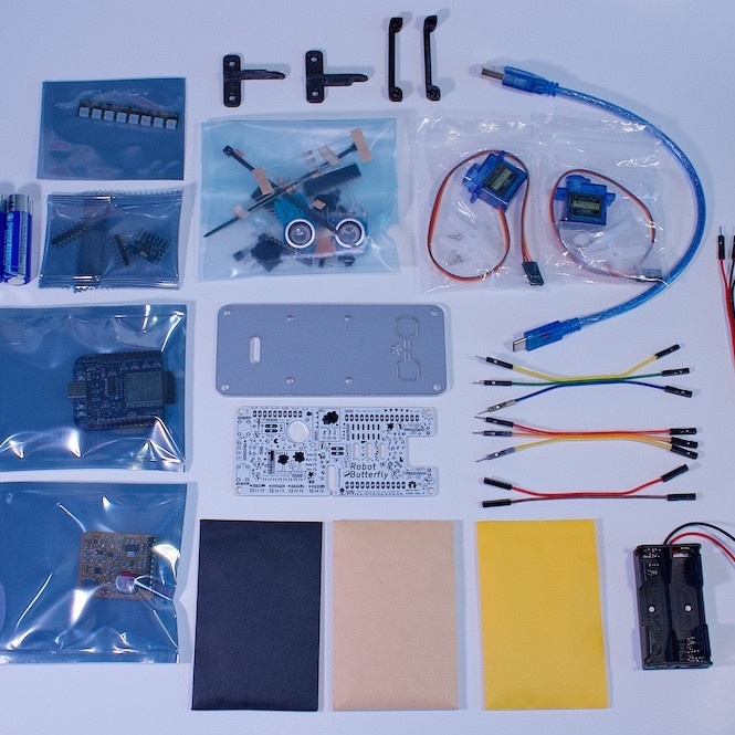 Photo of electronics in the box