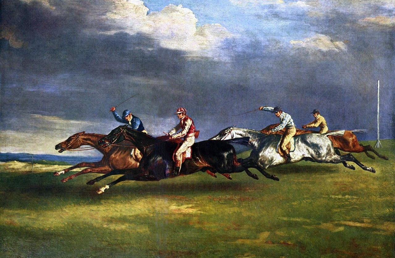 1821 Epsom Derby. Illustration: Wikipedia.