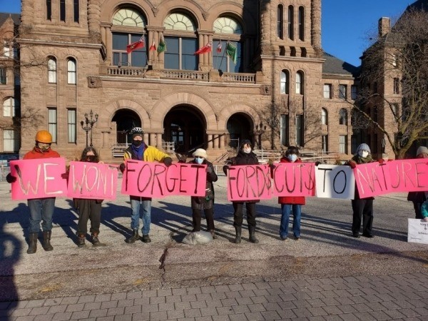 ‘We won’t forget Ford’s cuts to Nature’