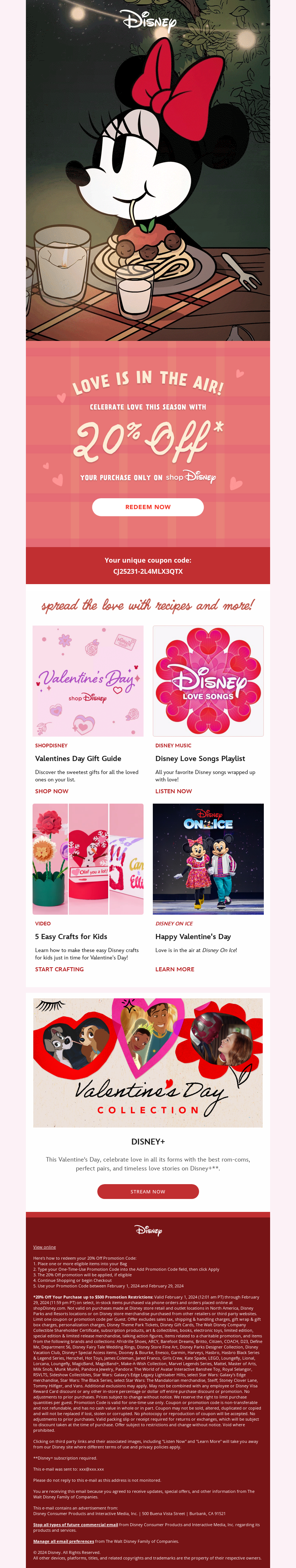 Sweetheart sale: 20% off!