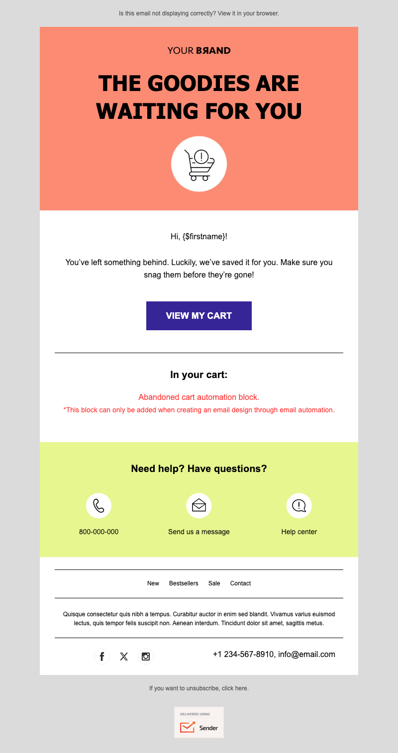 Still thinking about your items? Check your cart!