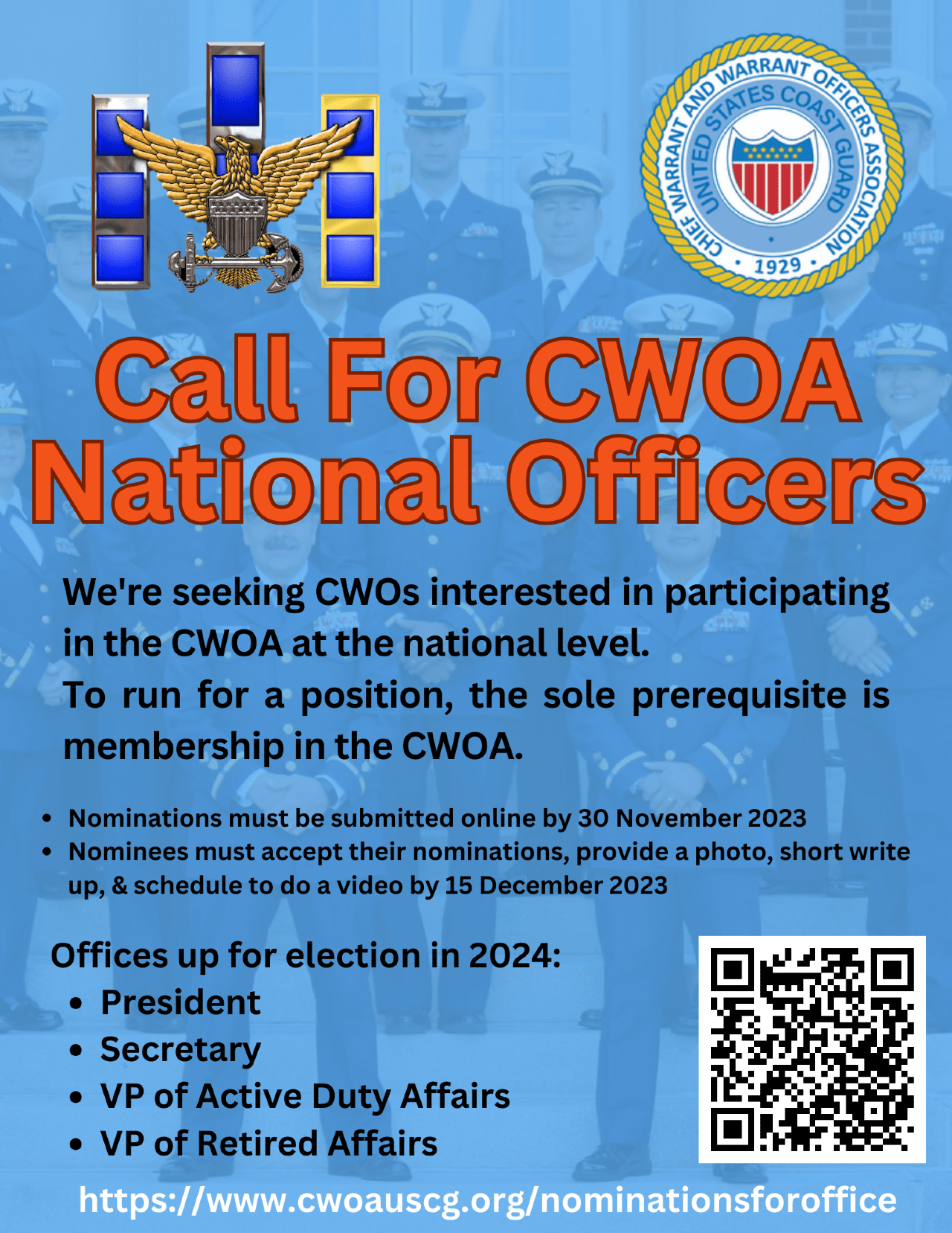 CWOA Nomination Flyer