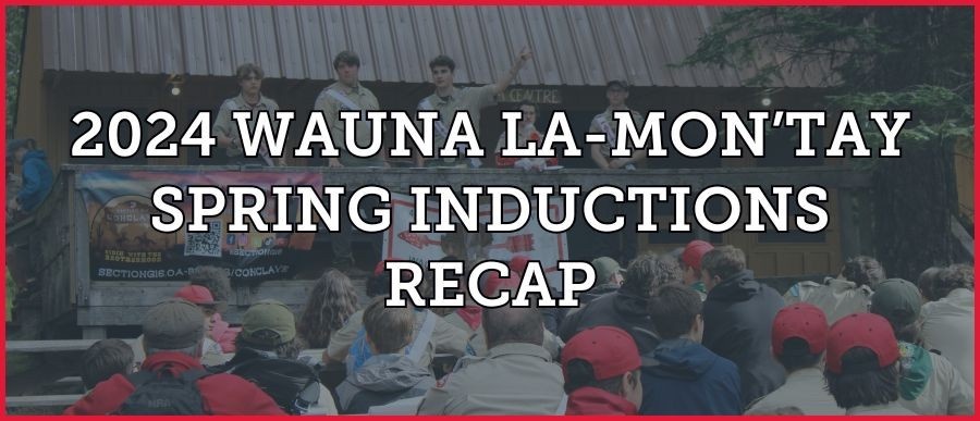 2024 Wauna La-Mon'tay Spring Inductions Recap