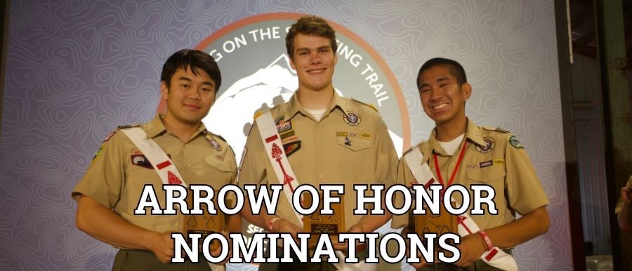 2025 Arrow of Honor Nominations