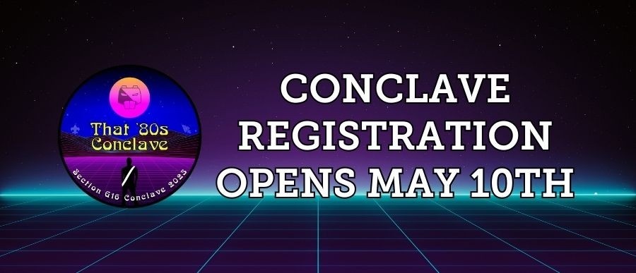 Conclave Registration Opens May 10th