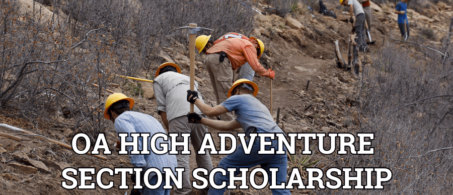 OA High Adventure Section Scholarship