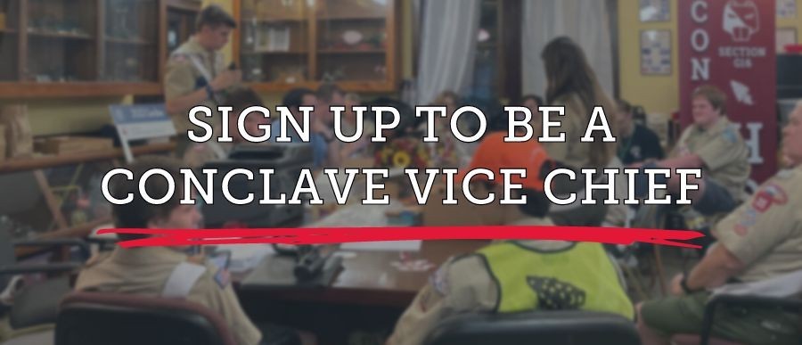 Sign Up To Be A Conclave Vice Chief