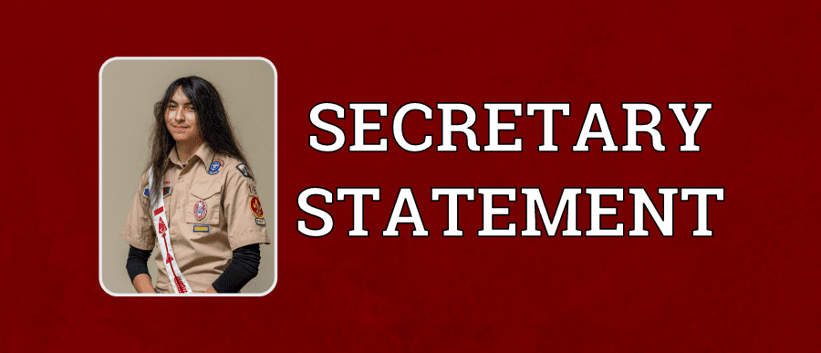 Secretary Statement