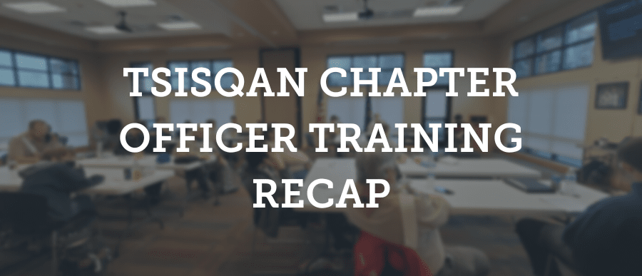 Tsisqan Chapter Officer Training Recap
