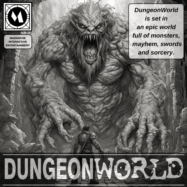DungeonWorld image ad for Madhouse UK