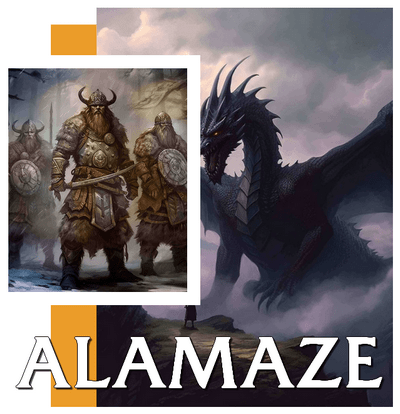 Alamaze image ad for Old Man Games LLC