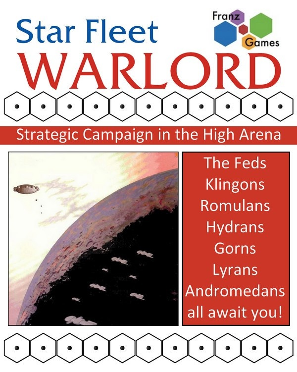 Star Fleet Warlord image ad for Franz Games