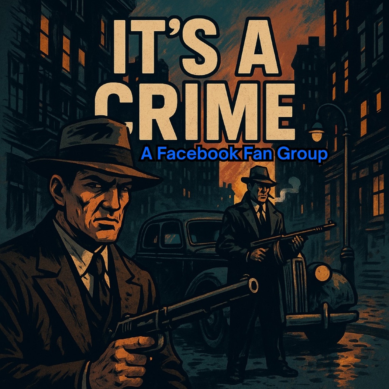 PBM image ad for It's A Crime Facebook Fan Group