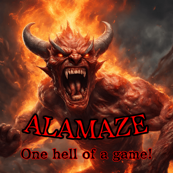 Alamaze image ad for Old Man Games LLC