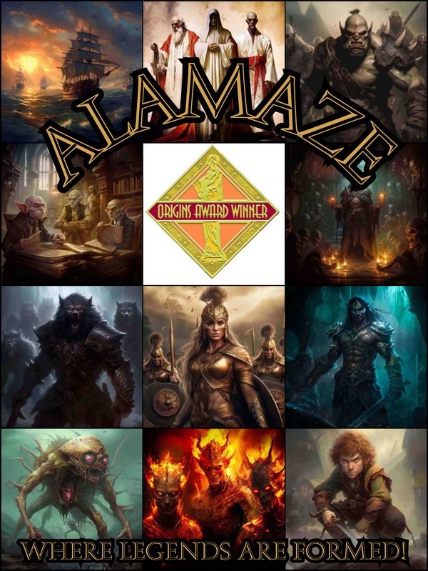 Alamaze image ad for Old Man Games, LLC
