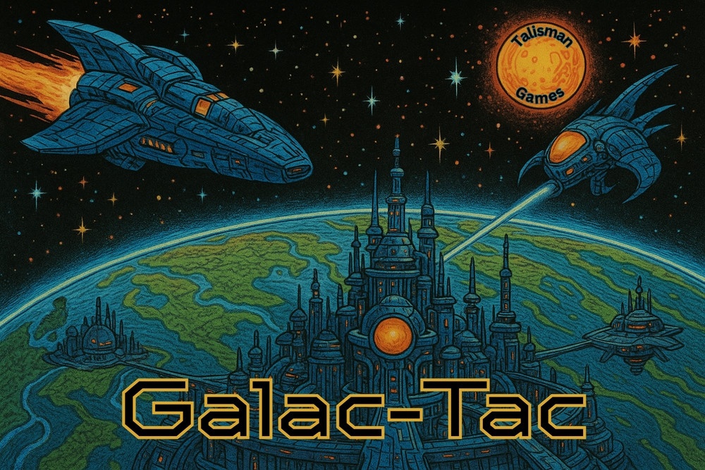 Image ad for Galac-Tac by Talisman Games.