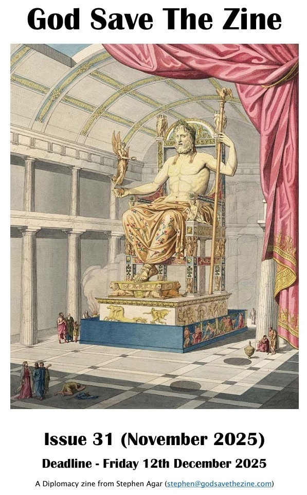 PBM image ad for God Save The Zine