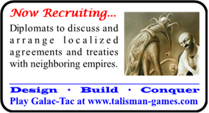 PBM image ad for Galac-Tac for Talisman Games