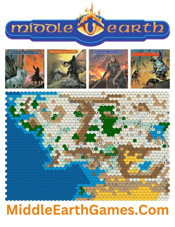 Middle-earth PBM image ad for Middle-earth games