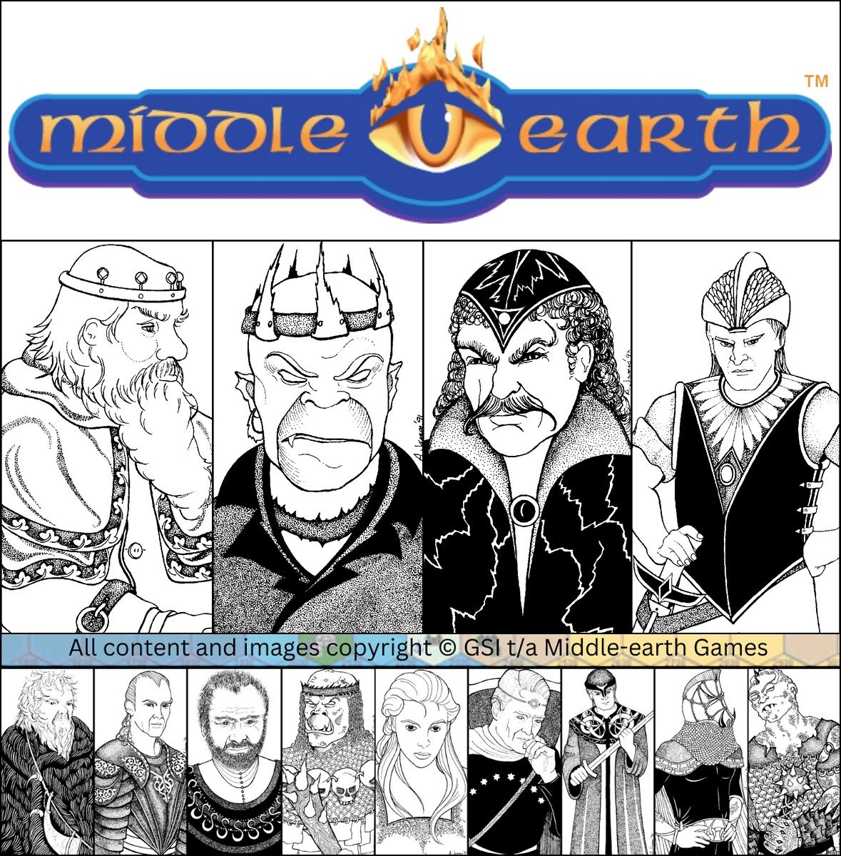 Middle-earth PBM image ad for Middle-earth Games