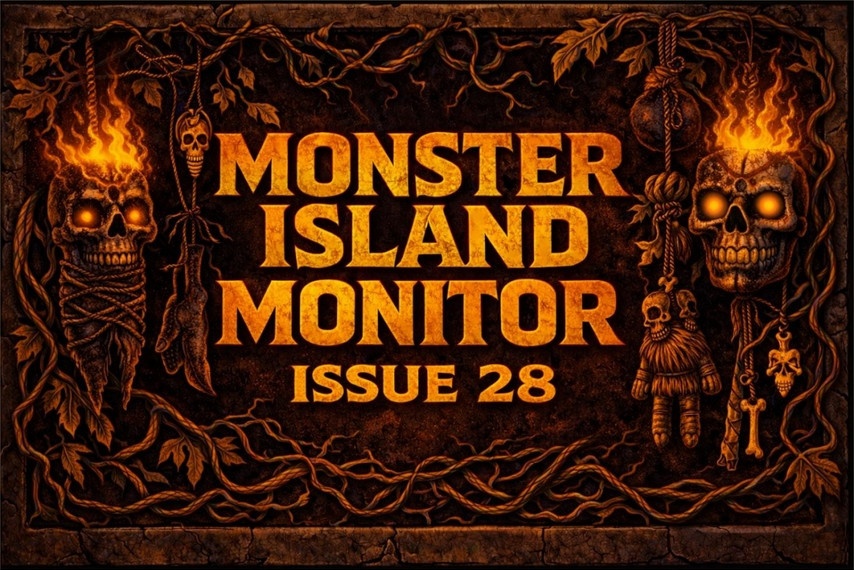 PBM image ad for Monster Island Monitor Issue #28