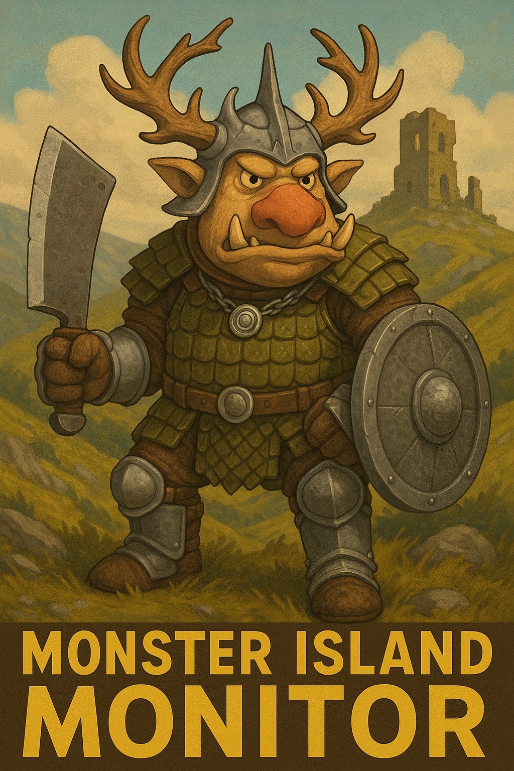 PBM image ad for Monster Island Monitor