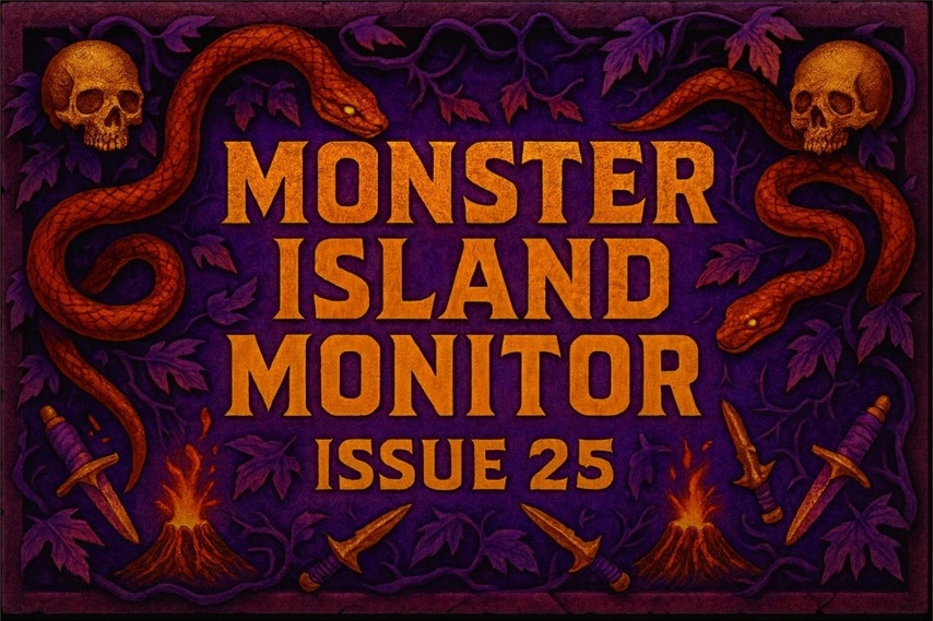 PBM image ad for Monster Island Monitor Issue #25