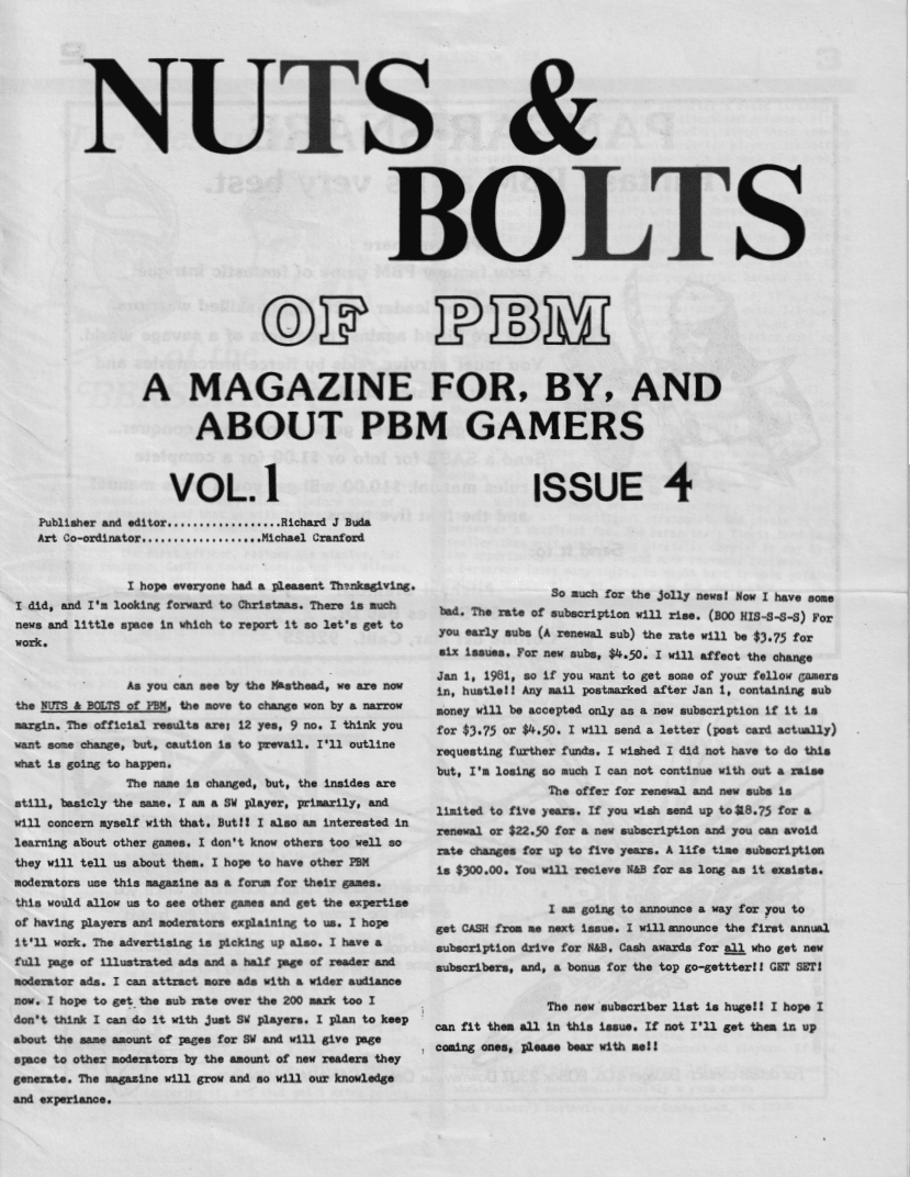 Nuts & Bolts of PBM - Issue #4