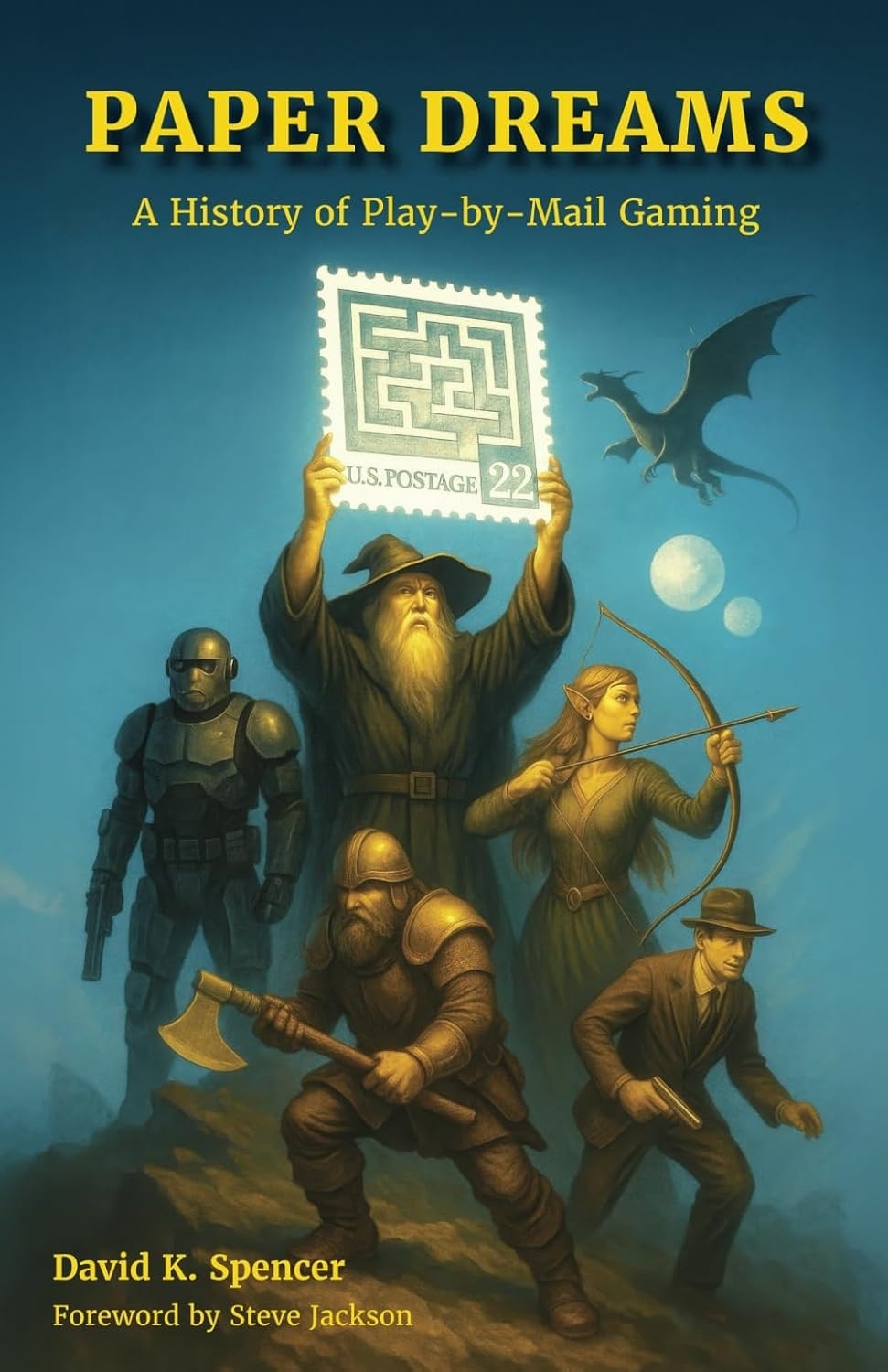 Image ad for Paper Dreams book authored by David K. Spencer