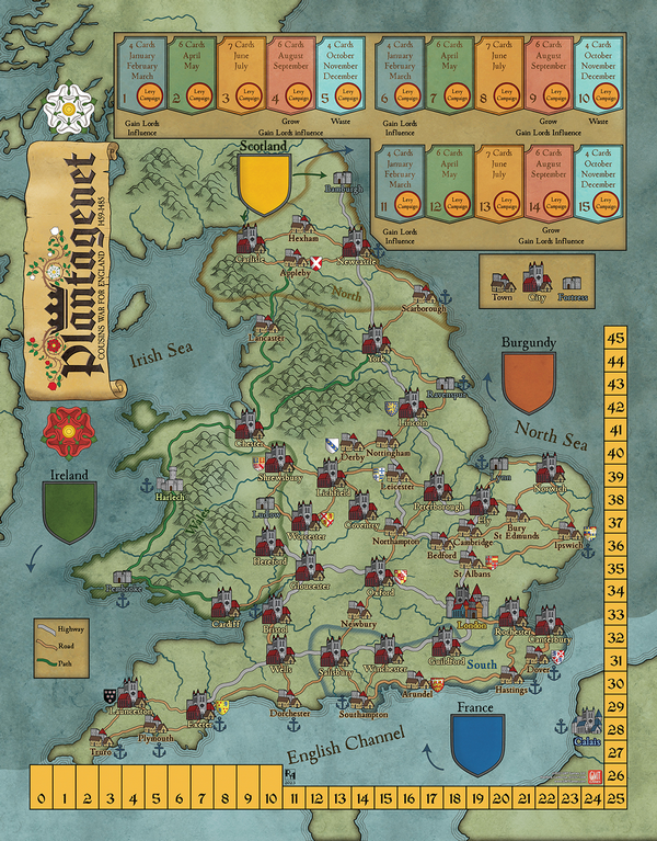 Plantagenet image ad for GMT Games
