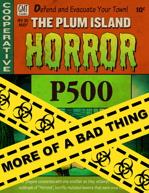 The Plum Island Horror: More of a Bad Thing image ad for GMT games