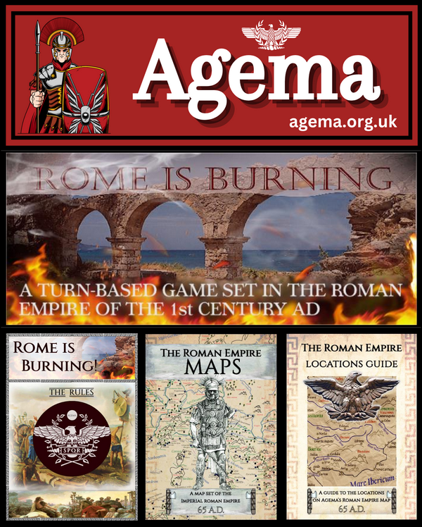 Rome Is Burning! image ad for Agema