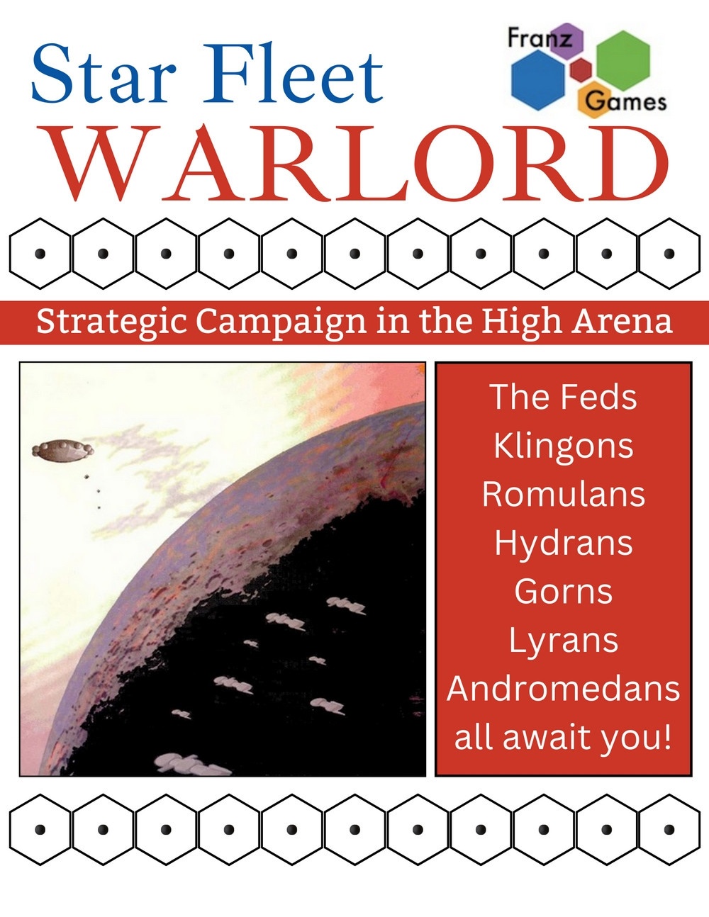 Image ad for Star Fleet Warlord for Franz Games, LLC.