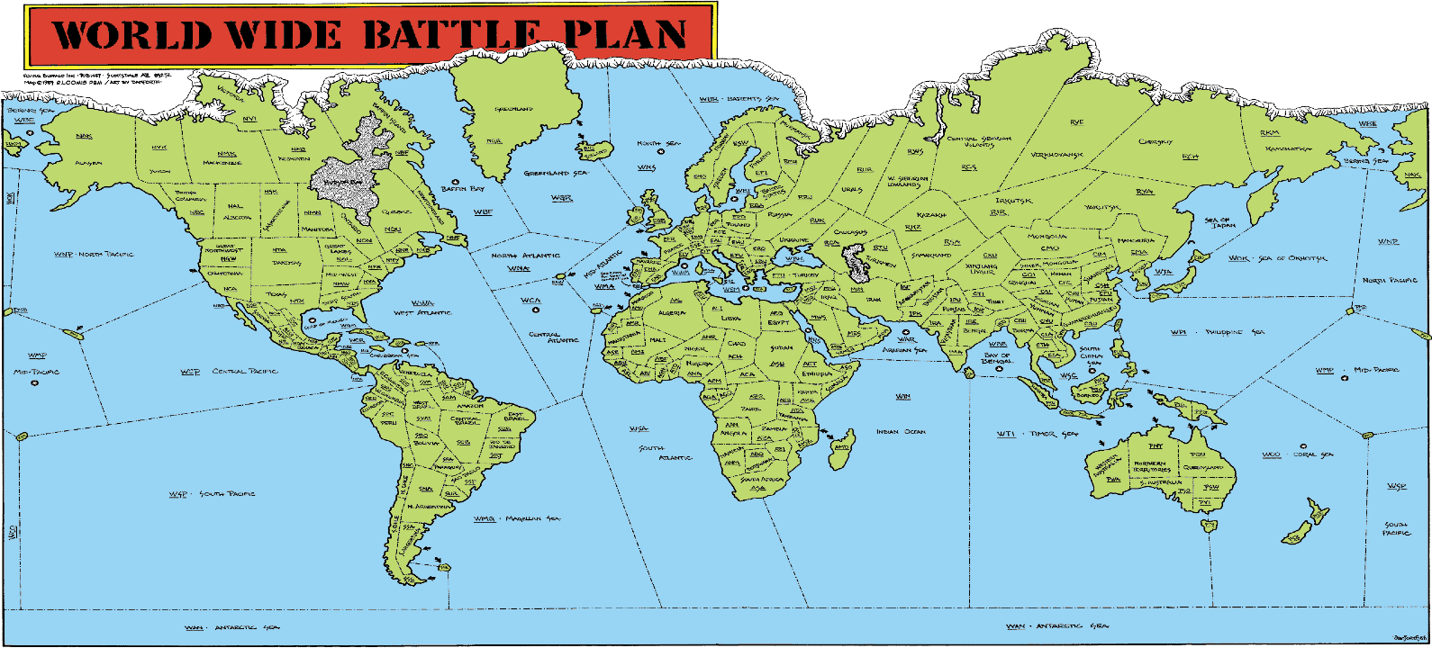 World Wide Battle Plan map image