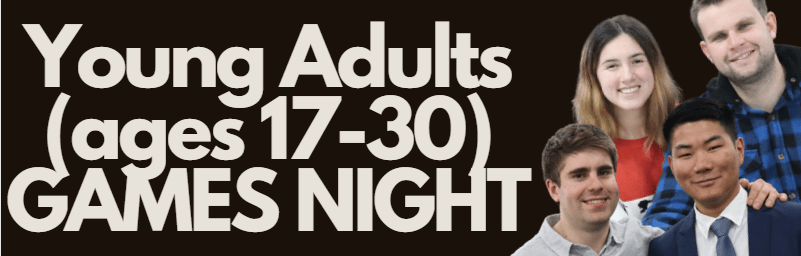 Young adults event at church4u