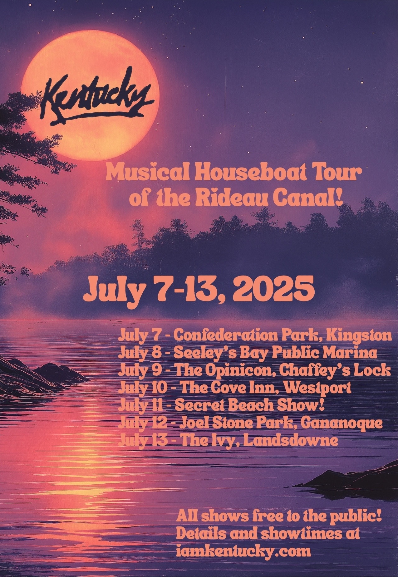 Kentucky Tour Poster