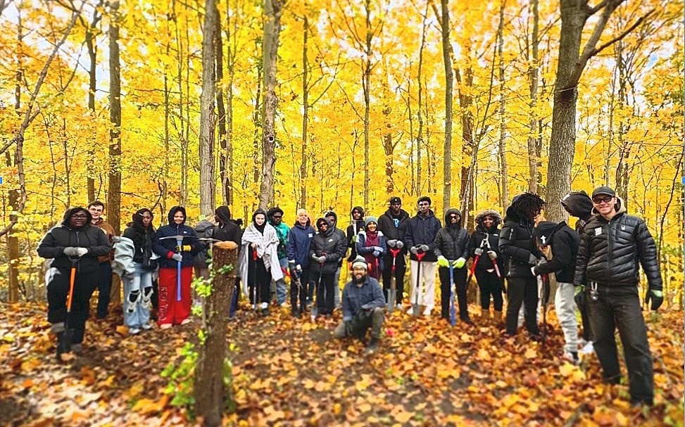 University Prep High School and SOS Outreach students