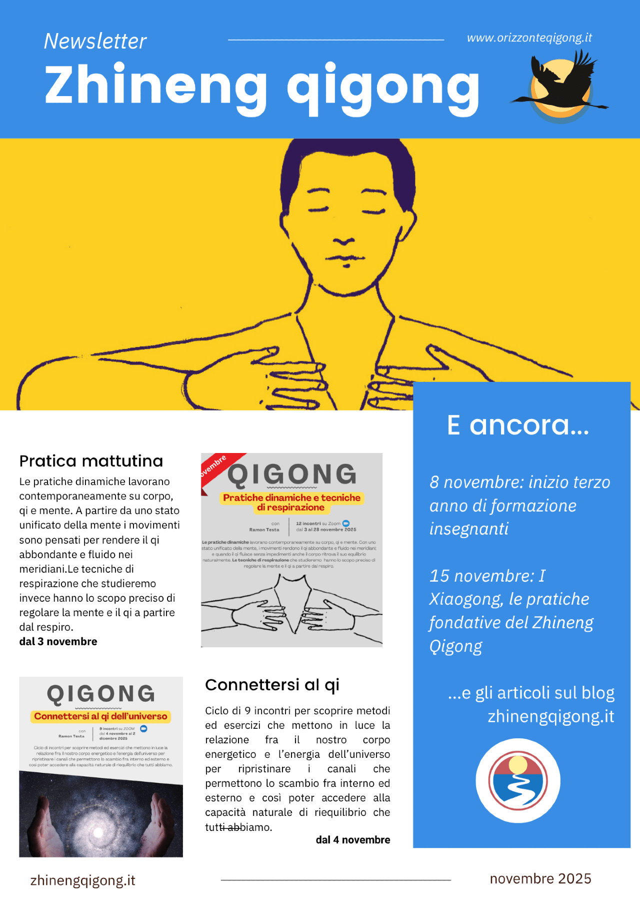 newsletter orizzonte qigong