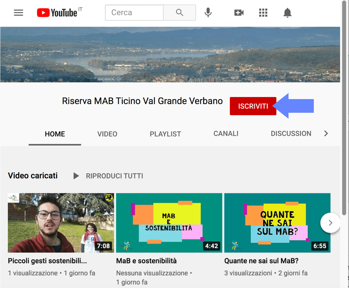Canale YouTube