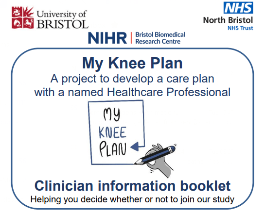 My Knee Plan - University of Bristol Study