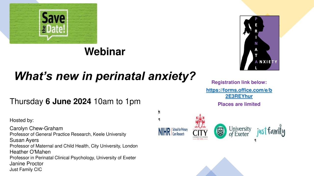 What's new in perinatal anxiety, 6 June 2024