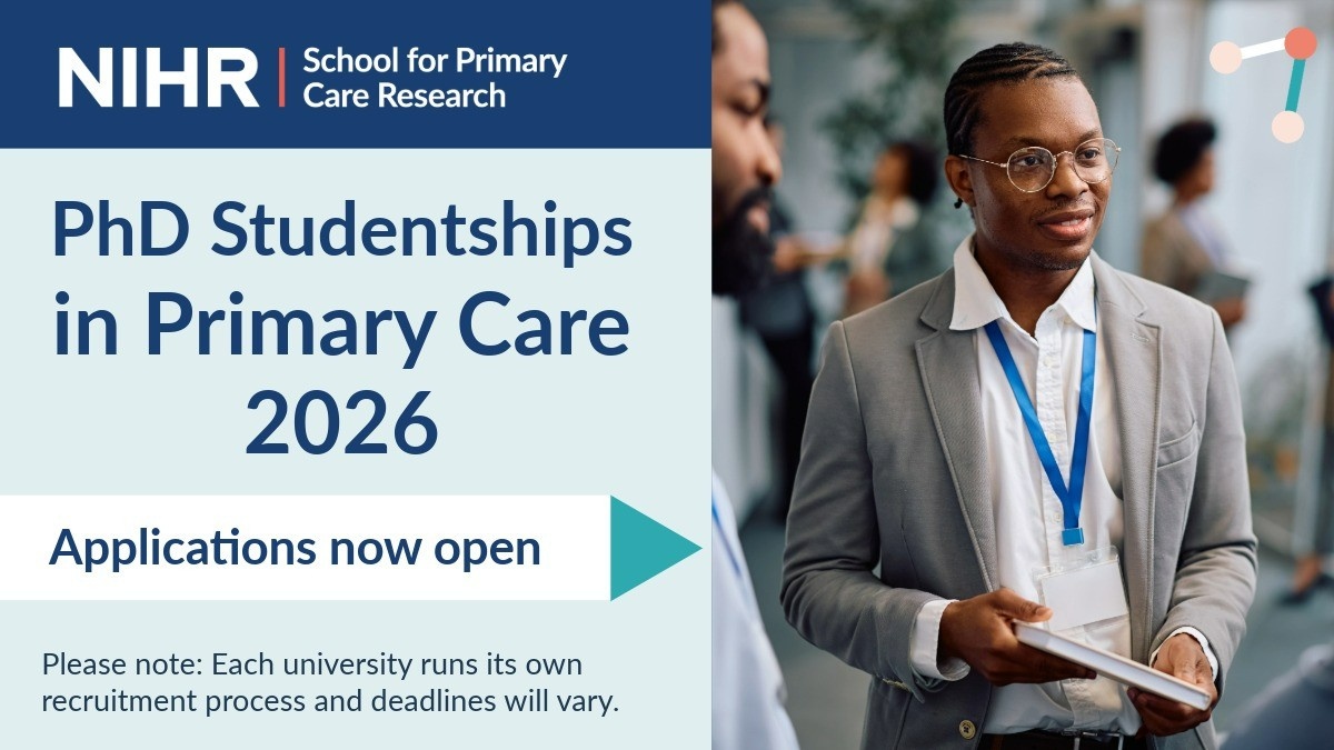 PhD Studentships in Primary Care 2026