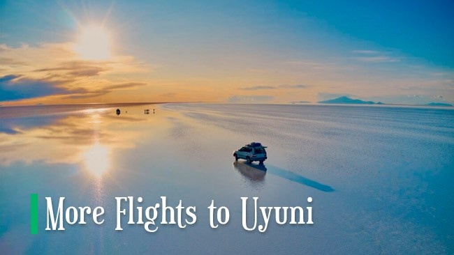 More flights to Uyuni