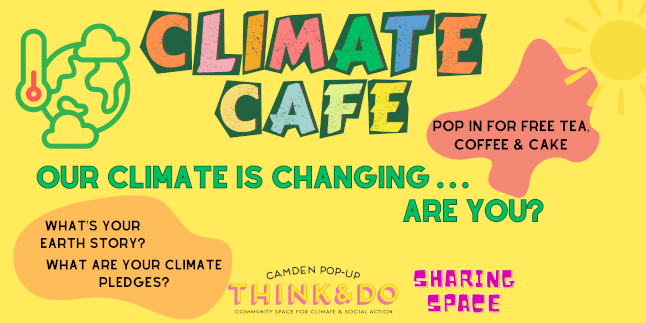 Poster for the climate cafe