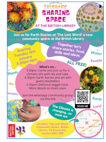 Poster for the sharing space