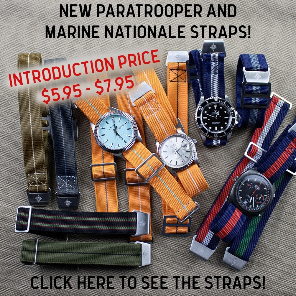 New Marine Nationale watch straps for 7.95! Cheapest Nato Straps