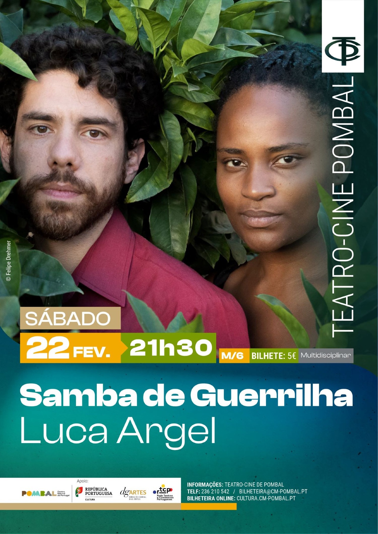 Samba Guerrilha em Pombal cartaz